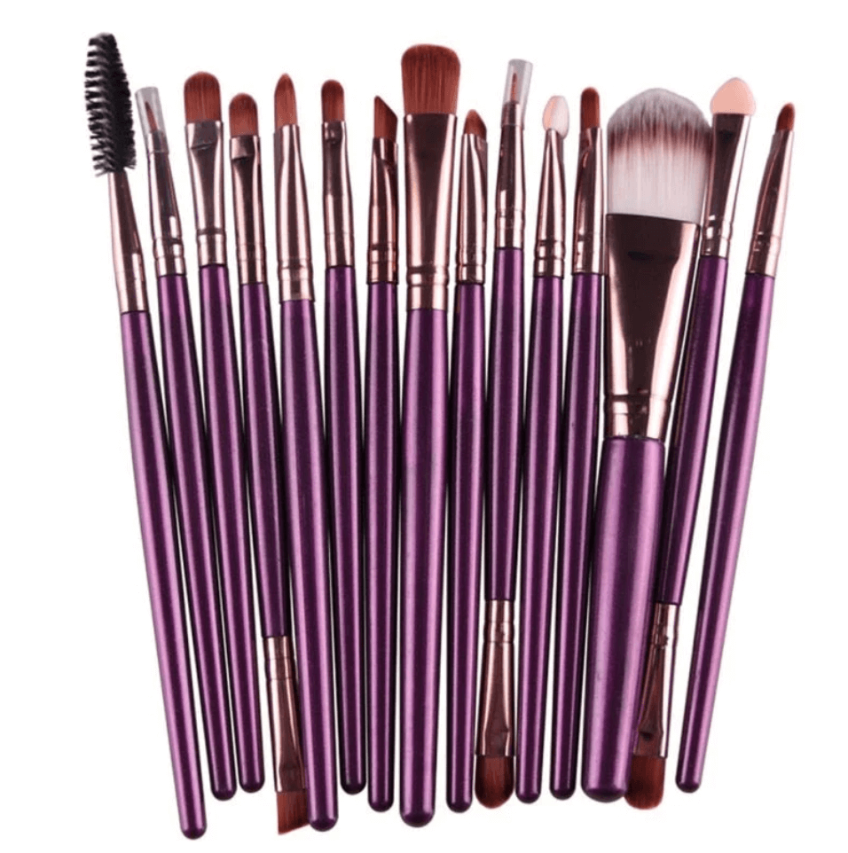 Kit de Maquillage de 15 Pinceaux Bellemetique
