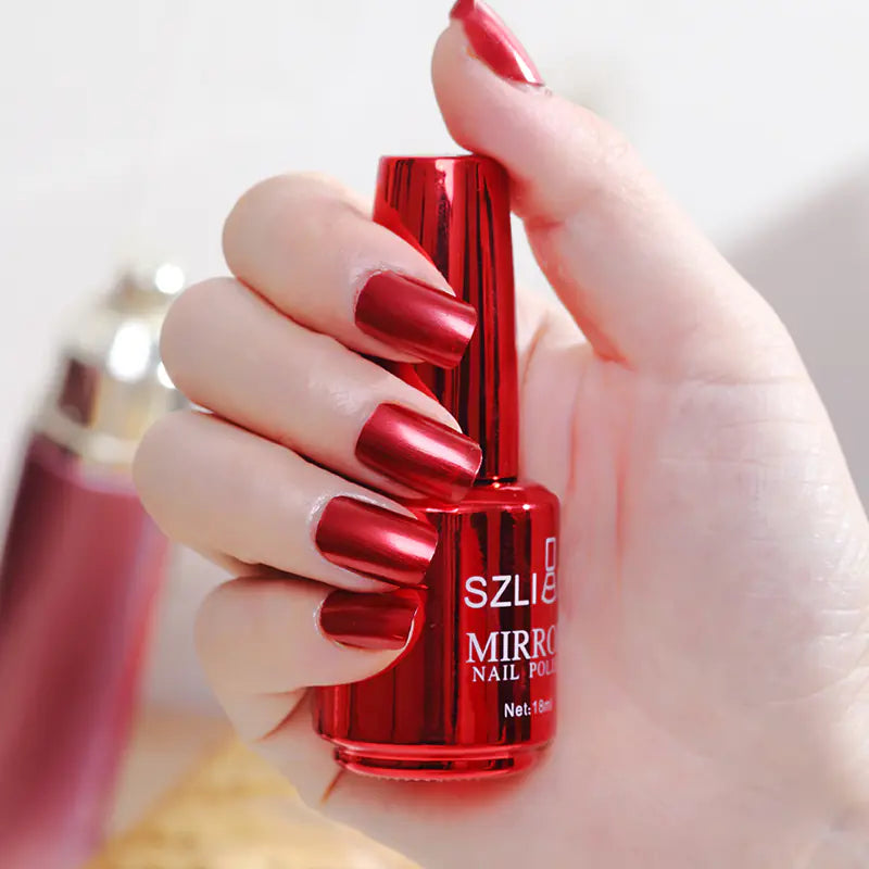 Vernis Miroir Métallique Haute Brillance 18 ml | Bellemetique