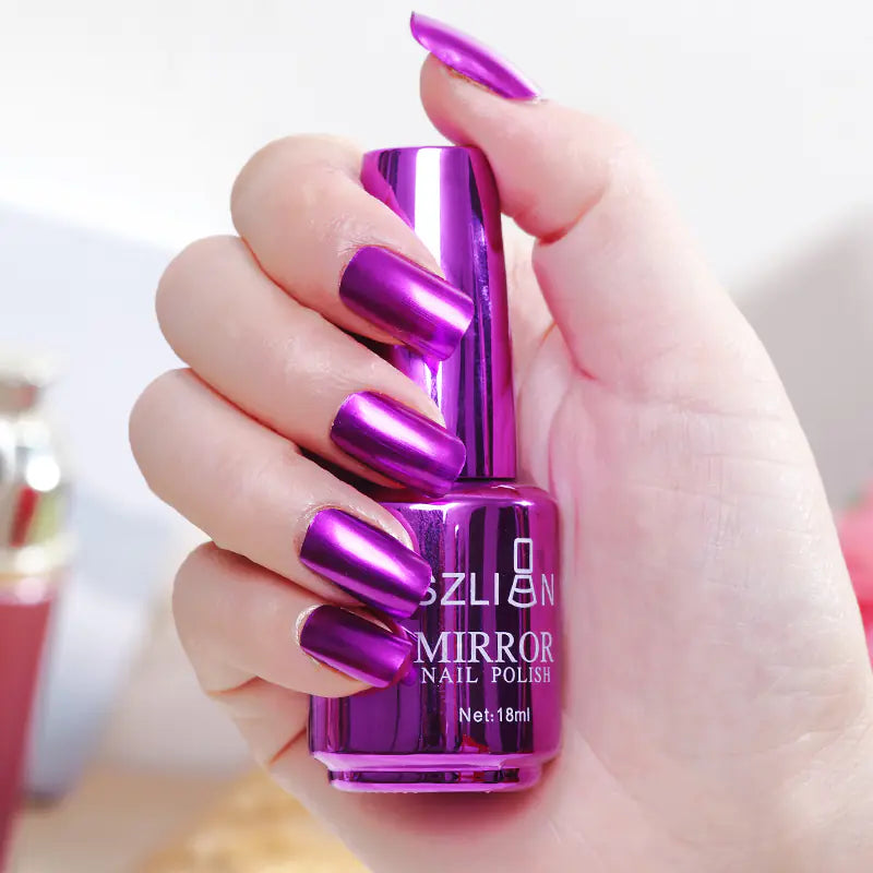 Vernis Miroir Métallique Haute Brillance 18 ml | Bellemetique