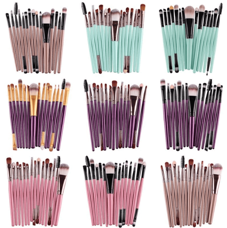 Kit de Maquillage de 15 Pinceaux Bellemetique