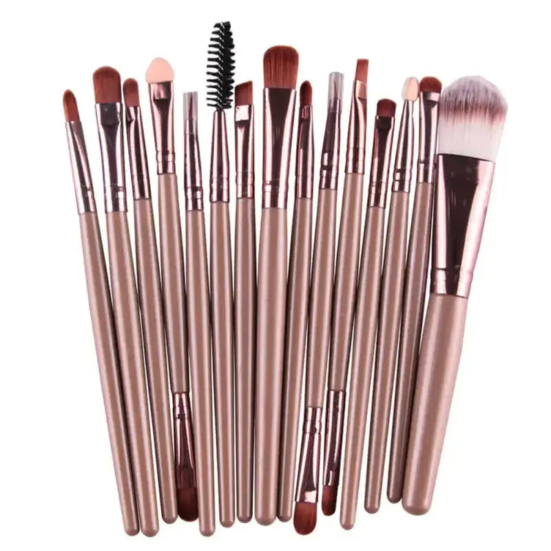 Kit de Maquillage de 15 Pinceaux Bellemetique