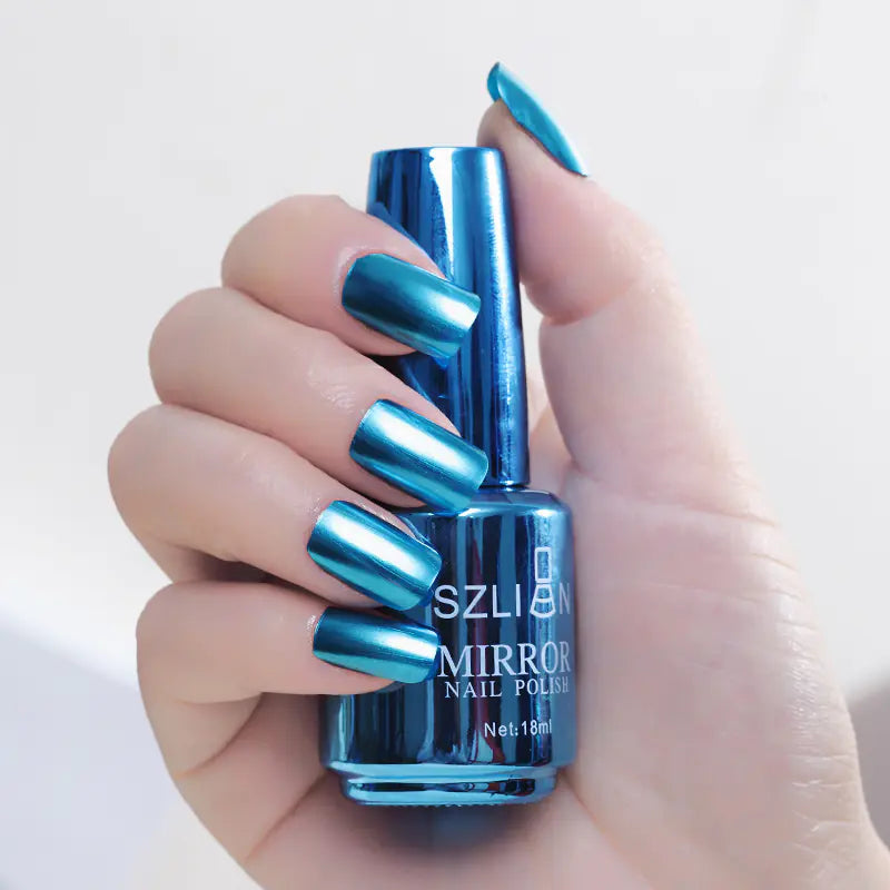 Vernis Miroir Métallique Haute Brillance 18 ml | Bellemetique